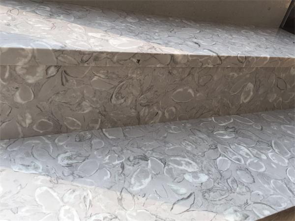 Shell Grey Marble Staircase 